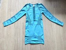iets frans Urban Outfitters Suki Turquoise Cut Out Mini Dress M Y2K Bodycon