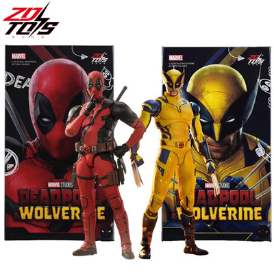 Deadpool & Wolverine Action Figure ZD Toys 1/10 Thor X-Men Movie Gift 7''