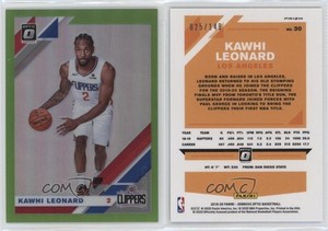 2019-20 Panini Donruss Optic Lime Green Prizm /149 Kawhi Leonard #30