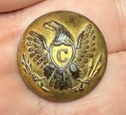 Cavalry Civil War Coat Button