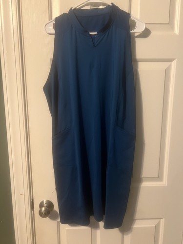 Slazenger’s Vestito da Golf Donna 2X Hydro Dry 2 Pezzi Senza Maniche Blu Oceano - Foto 1 di 4