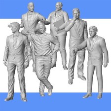 HO SCALE EVERYDAY FIGURES C 1/87 RESIN 100'S TO CHOOSE FROM