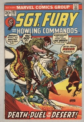 Sgt. Fury and His Howling Commandos #107 February 1973 VG