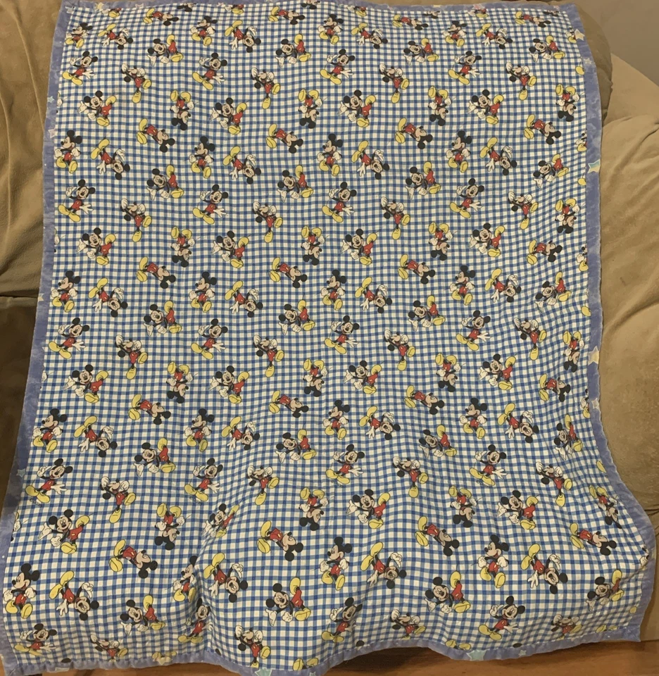 Manta Cuna Acolchada Bebé Disney De Colección Mickey Mouse-reversible Foto 2 de 4