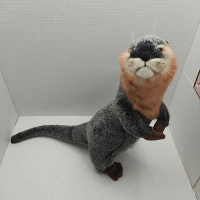 Hansa Creation Realistic Standing Otter Plush Stuffed Animal 14 Inch