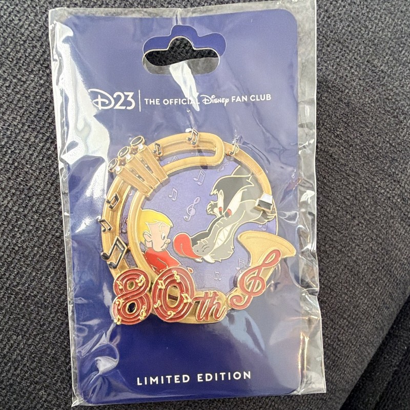 Disney D23 Peter and the Wolf Pin Make Mine Music 80th Anniversary LE 1000