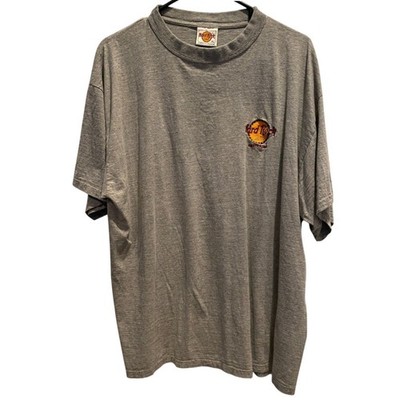 Hard Rock Cafe T Shirt XL Men's Gray Amsterdam Holland Dutch Logo Cotton Tee
