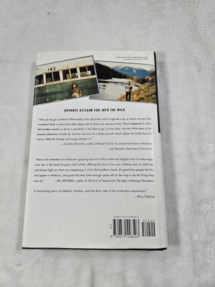 Into The Wild By Jon Krakauer Early Printed Edition -Signed 1996 EUC Rare HTF - Imagem 2 de 4