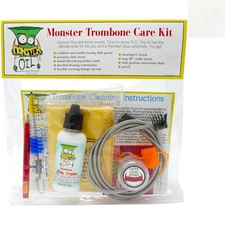 Trombone Cleaning & Care Kit - Includes Slide Grease, Brushes, and Fun Bonuses!