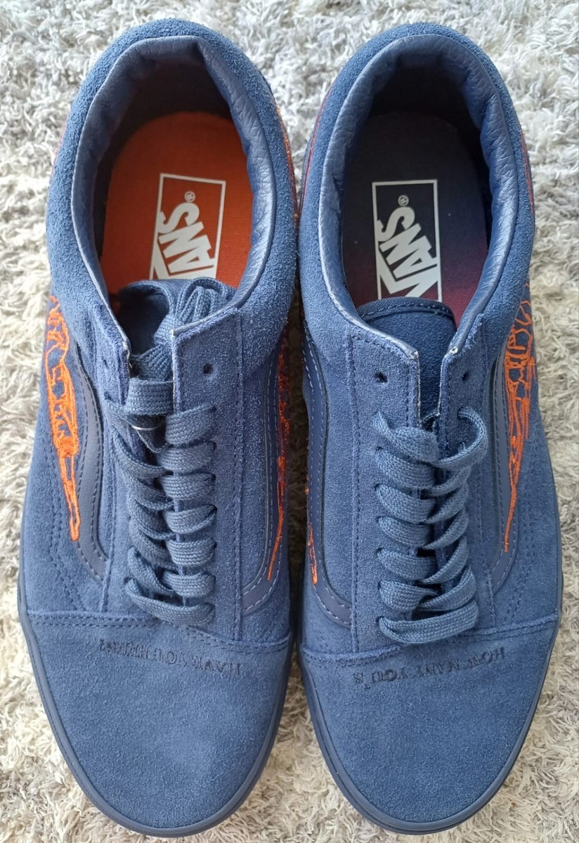 Vans Queer Poets Old Skool Kae Tempest Shoes Mens 7/ Womens 8.5 Blue Orange New Vans Queer Poets Old Skool Kae Tempest Shoes Men main image 2