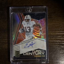 Donruss Elite Elic Ayomanor Red Auto RC #TOC-EAY /75 Titans Turn of the Century 