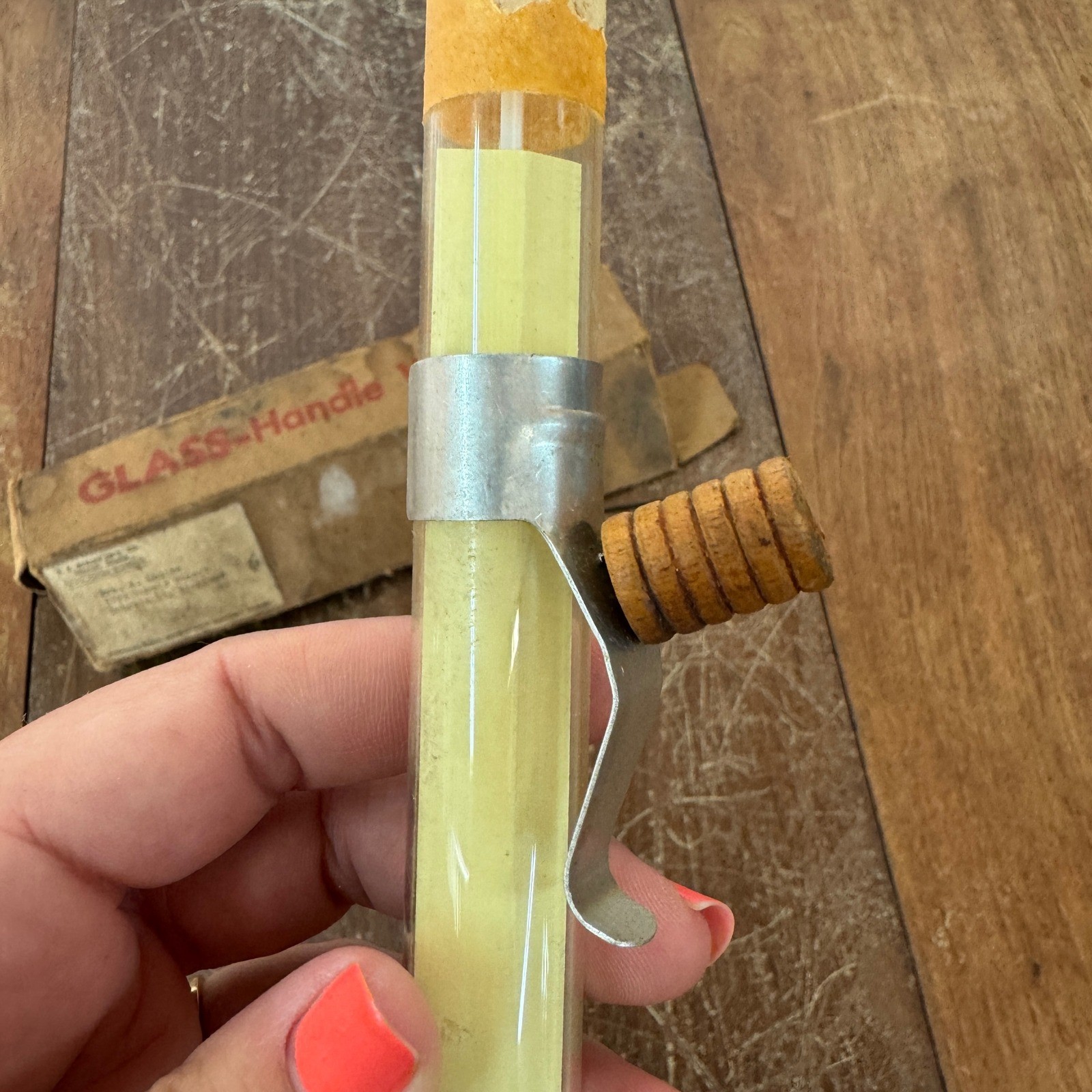 Vintage A.E. Staley Vintage Combination Candy & Fat Frying Thermometer Box