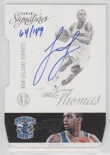 2015 Replay Buyback Lance Thomas (2012-13 Panini Signatures Die-Cut) Auto 0e5