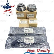 6PCS Timing Chain Kit w/ VVT Camshaft Gear for Hyundai Elantra Kona 2.0L 2017-21