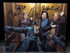 Daniel Radcliffe, Steffan Rhodri, Kate Fleetwood & Sophie Turner Signed Photo