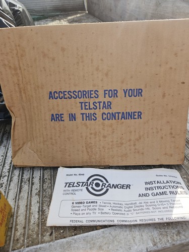 Vintage COLECO TELSTAR RANGER game console TV Computer Video arcade system W Box - Picture 16 of 22