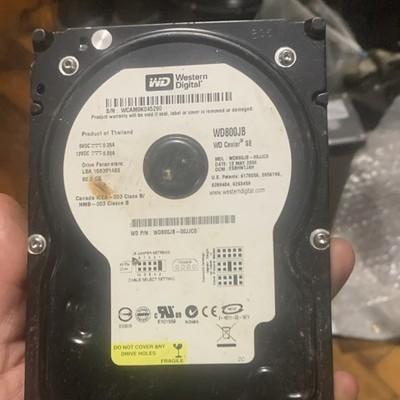 Western Digital Caviar SE WD800JB 80GB 3.5'' IDE/PATA 7200RPM 8MB HDD