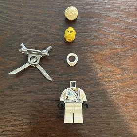 LEGO Zane Techno Robe Rebooted Minifigure Ninja 70726 with Armor and Katanas