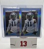 (2) 2025 Panini Donruss Optic Nic Scourton Holo Prizm Rated Rookie #270 Panthers