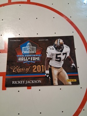 2010 Panini Hall of Fame Class of 2010 RICKEY JACKSON Rare SP Inaugural Set