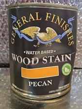 General Finishes 1 Quart New Pecan Wood Stain Finishing Water Based Glaze 32oz