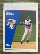 2004 Angel Berroa Topps AL Rookie Of The Year Kansas City Royals Baseball #717