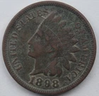 1898 1C Indian Head Cent #235