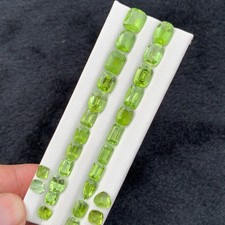 Natural Peridot Lot 39.7 Ct 27pcs Green Mixed Cut Pakistan Gemstones