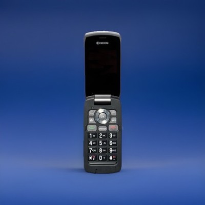 ''Kyocera Kona S2151  Black  Basic Rugged Flip Phone No Contract  Simple  Phone