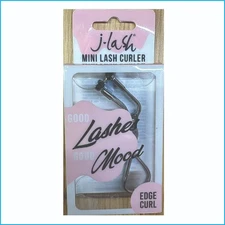 J‑Lash Mini Lash Curler “Good Lashes, Good Mood” Edge‑Curl – Travel  Precision T