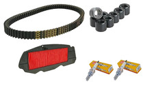 Kit / Tagliando Cinghia Rulli Filtre À Air Bougies Honda Silverwing 600 01-14
