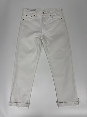Gap Cheeky Straight High Rise Damenjeans weiß Größe 30