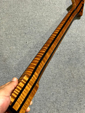 DIY 5 piece Roasting flame Maple Rosewood 22 Fret 25.5inch Electric guitar Neck