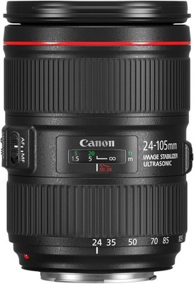 Canon EF 24-105mm/4 L IS II USM Zoom-Objektiv ohne OVP von Händler 1 J. Gewähr.