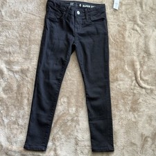 NWT Gaps Kids Girls Skinny Jeans Size 6 Black