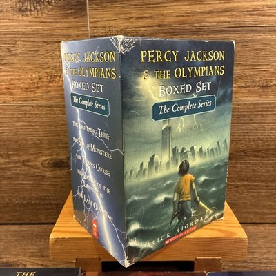 PERCY JACKSON Complete 5 (#1-5) Set Original Paperback Boxes Set 