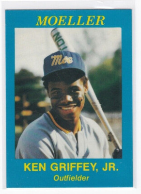 KEN GRIFFEY JR. 1990 AAMER SPORT BASEBALL HIGH SCHOOL ROOKIE CARD-SHIPS FREE