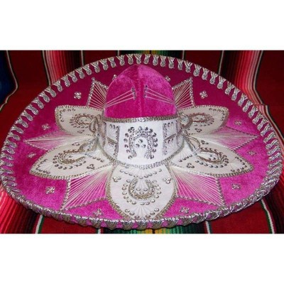 Mexican Mariachi Hat Sombrero Pink 