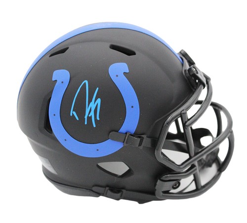 Dwight Freeney Signed Indianapolis Colts Speed Eclipse NFL Mini Helmet - Picture 1 of 2