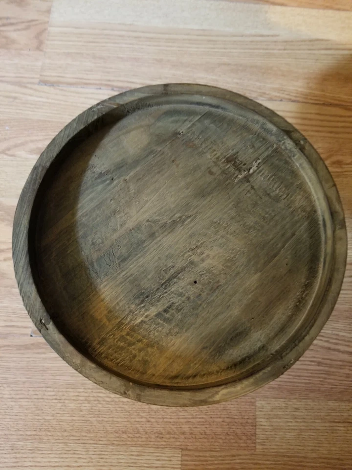 Деревянный пьедестал подставка для демонстрации ~ центральный элемент выветренного фермерского дома - Изображение 4 из 4