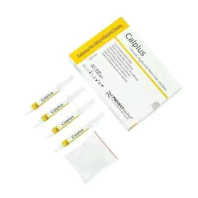Dental CALPLUS Calcium Hydroxide Paste With Iodoform 4 x 2gm Syringe Pack