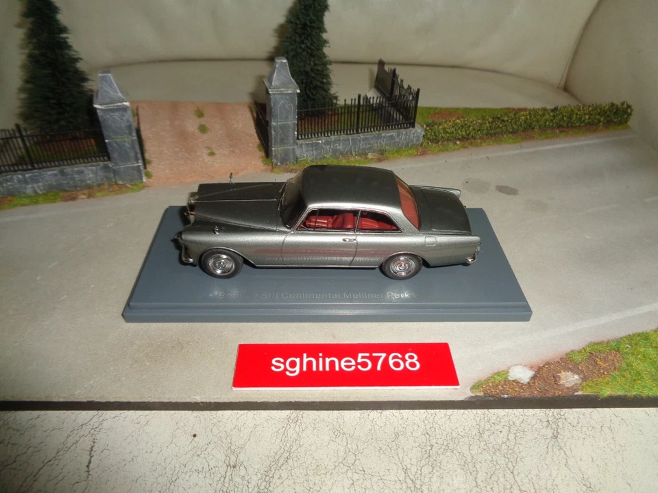 Neo 1/43 - Bentley Continental Mulliner Park Ward ( résine ) - ER - Photo 2/4