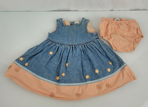 Baby Gap Dress Vintage Jean Denim 