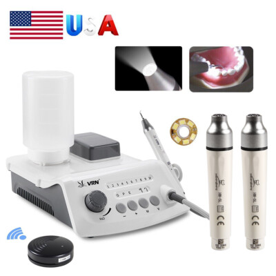 VRN-A8 Dental Wireless Digital Ultrasonic Scaler / 2pcs LED Handpiece Detachable