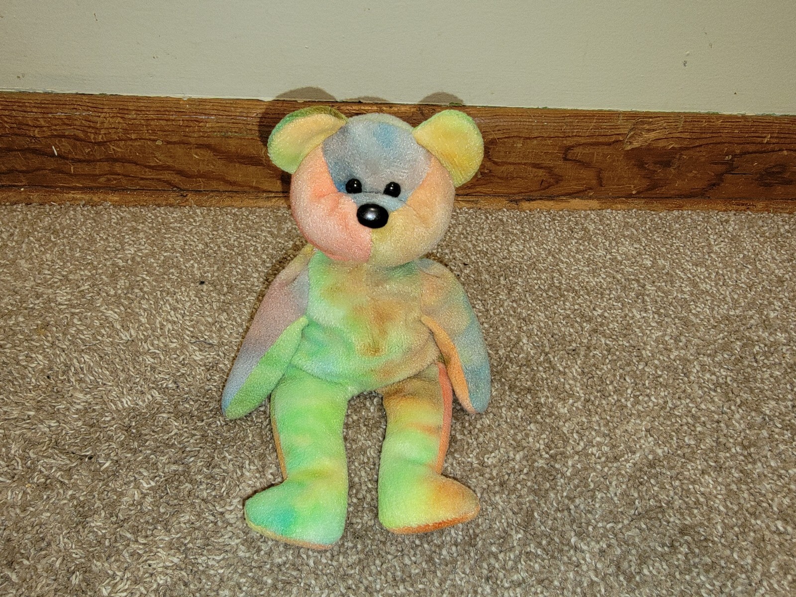 Ty Beanie Babies GARCIA the TieDyed Bear Multicolor 8421040513 eBay