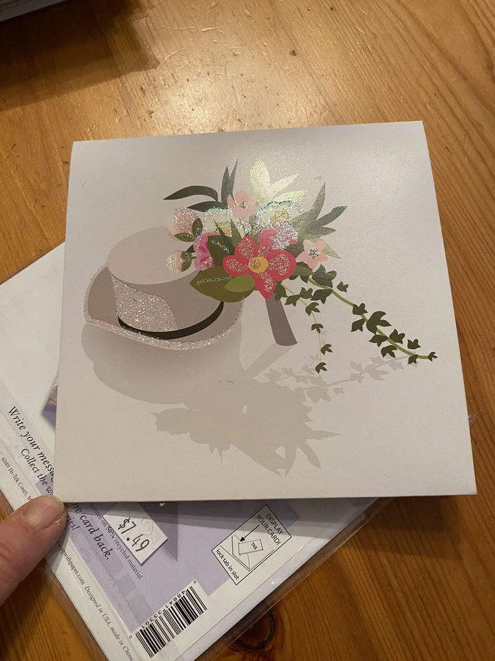 Lot Of 10 Wedding Greeting Cards 3-D Pop-up + Envelope Truck - Image 3 of 4