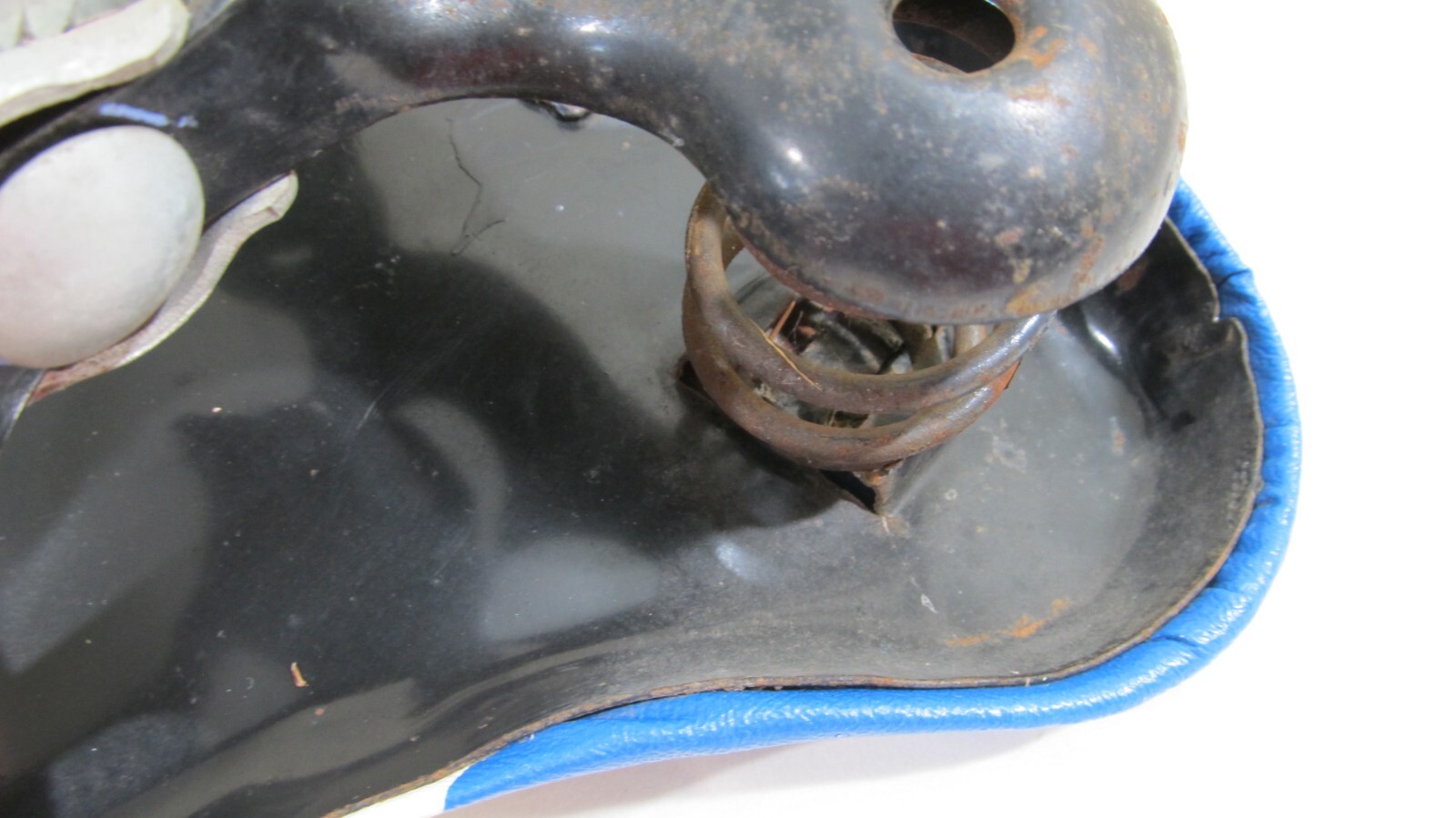 Persons seat saddle Vintage Blue White 40s 50s Monark Hawthorne Klunker Mesinger