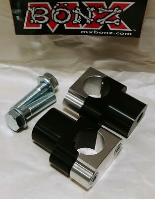 MX BONZ BAR MOUNTS YZ450F 2006-2013 WR450F HANDLEBAR CLAMPS 28mm 1-1/8'' FAT BAR