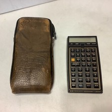 Hewlett-Packard 41CV Calculator w/Math 1  Machine Cartridges  Case UNTESTED