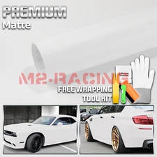 Matte Flat White Vinyl Film Wrap Sticker Decal Sheet Bubble Free Air Release DIY